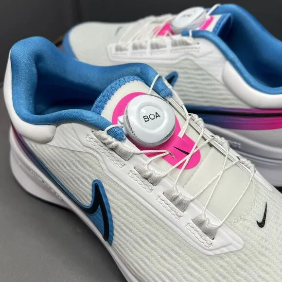NIKE AIR ZOOM INFINITY TOUR NEXT% BOA WHITE BLUE PINK DJ5590-100 Men Size 7 NEW