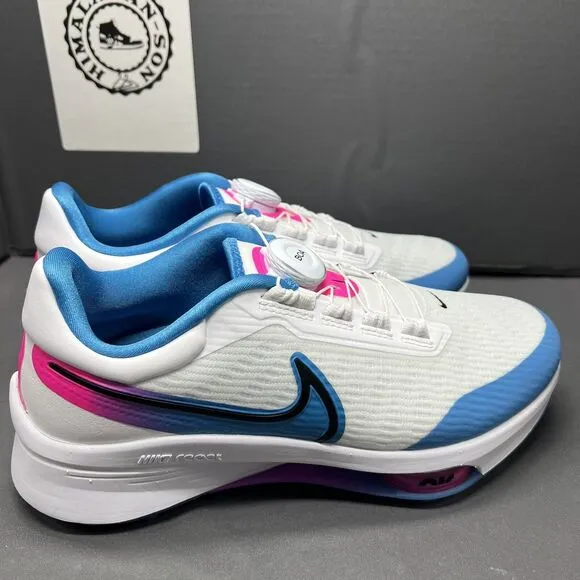 NIKE AIR ZOOM INFINITY TOUR NEXT% BOA WHITE BLUE PINK DJ5590-100 Men Size 7 NEW