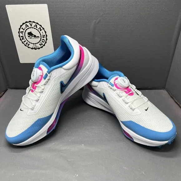 NIKE AIR ZOOM INFINITY TOUR NEXT% BOA WHITE BLUE PINK DJ5590-100 Men Size 7 NEW