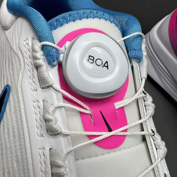 NIKE AIR ZOOM INFINITY TOUR NEXT% BOA WHITE BLUE PINK DJ5590-100 Men Size 7 NEW