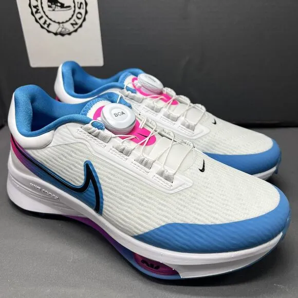 NIKE AIR ZOOM INFINITY TOUR NEXT% BOA WHITE BLUE PINK DJ5590-100 Men Size 7 NEW