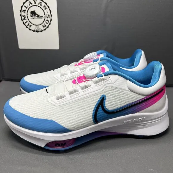NIKE AIR ZOOM INFINITY TOUR NEXT% BOA WHITE BLUE PINK DJ5590-100 Men Size 7 NEW