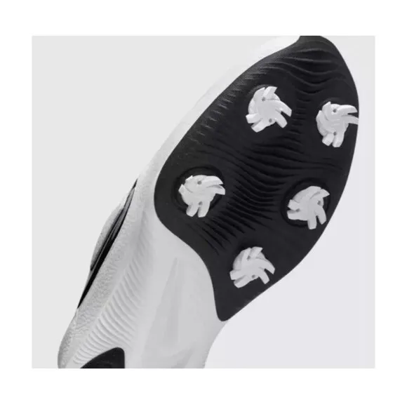 Nike Air Zoom Victory Pro 3 Mens 9.5 Golf Shoes DV6800-110 White Black Leather