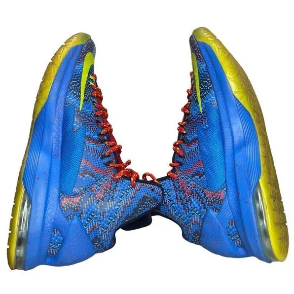 Nike Air Zoom KD V 5 Kevin Durant Men’s Size 8 XMAS 554988-401 NERF GALAXY