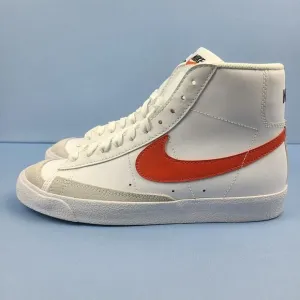 Nike Blazer Mid 77 GS Size 7Y Sneakers Shoes White Red Blue Habanero DA4086-117