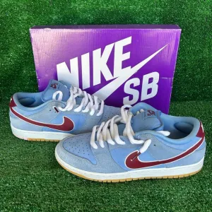Nike Blue and Red Skateboarding Sneakers