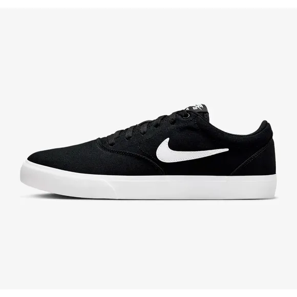 Nike Charge Canvas SB Black White Athletic Skate Shoes CD6279-002 Men's New