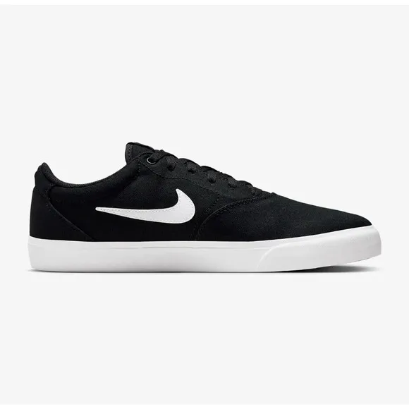 Nike Charge Canvas SB Black White Athletic Skate Shoes CD6279-002 Men's New