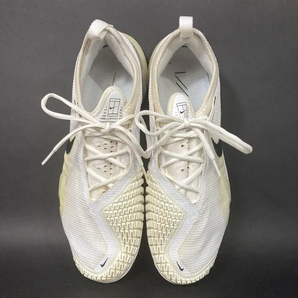 Nike Court React Vapor NXT Men's Sz 12 White Grey Fog Tennis Shoes CV0724-101