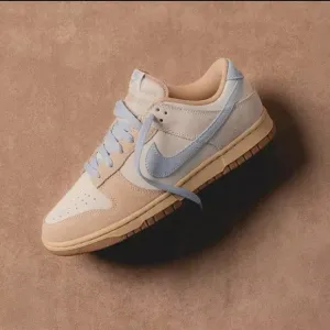 Nike - Dunk Low Coconut Milk/Light Armory Blue Sneakers - Size M 10.5 / W 12