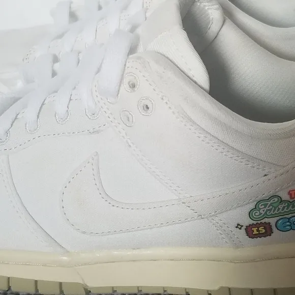 Nike Dunk Low SE The Future Is Equal Womens Sneakers Shoes White Size 9.5