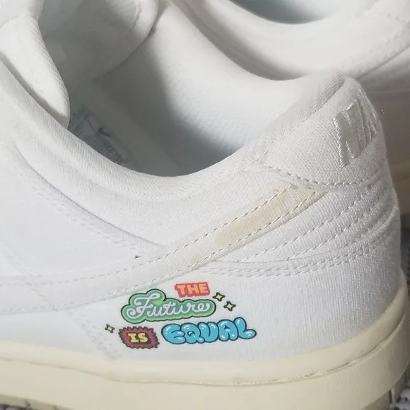 Nike Dunk Low SE The Future Is Equal Womens Sneakers Shoes White Size 9.5