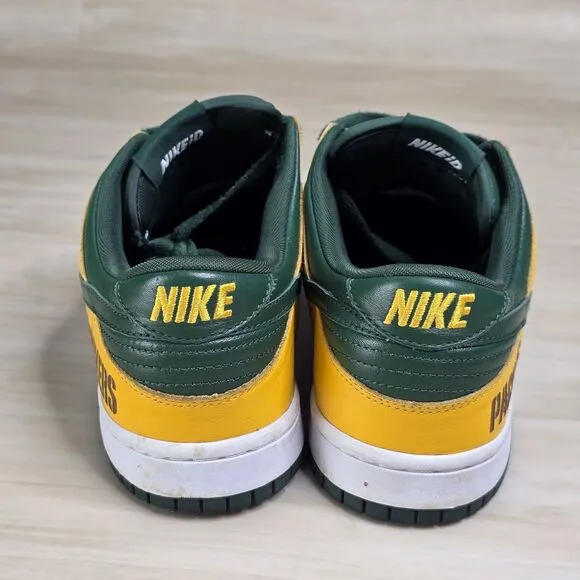 Nike Dunks Low ID Green Bay Packers Men’s 10 Shoes 535081-901 Size 11
