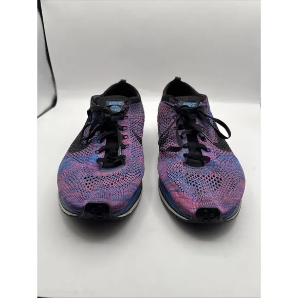 Nike Flyknit Racer Game Royal Indigo Mens Size 10M Running Shoes Sneakers