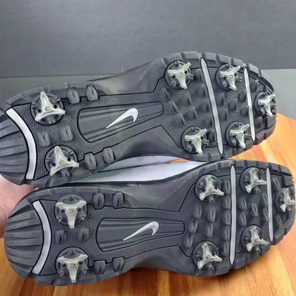 Nike Golf Shoes Mens Sz 10.5 W SP-4 Saddle Sports Performance White Brown NEW