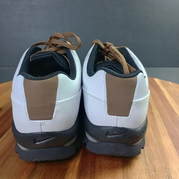 Nike Golf Shoes Mens Sz 10.5 W SP-4 Saddle Sports Performance White Brown NEW