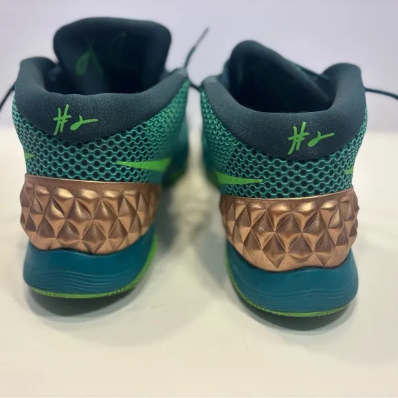 Nike Green and Gold Athletic Shoes