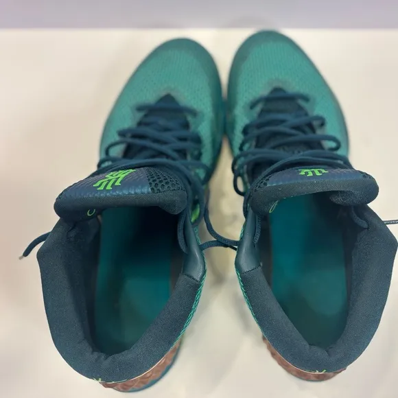Nike Green and Gold Athletic Shoes