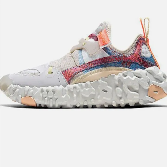 Nike ISPA Over React Fly Knit Light. Recycled Materials US Size 8.5/ EU 42