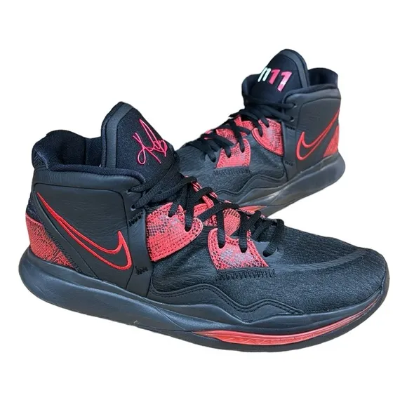 Nike Kyrie Infinity Bred Black Red Basketball Shoes Sneakers CZ0204-004 Size 9.5