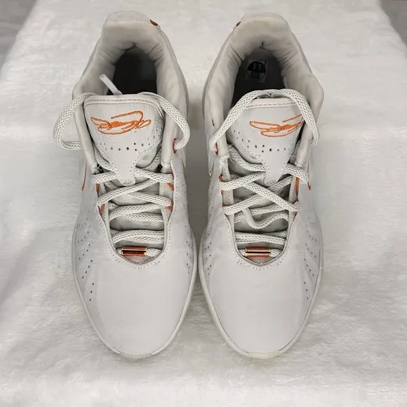 Nike LeBron 21 Akoya FV2345-001 Men's 6.5 Light Bone Campfire Orange Nwob