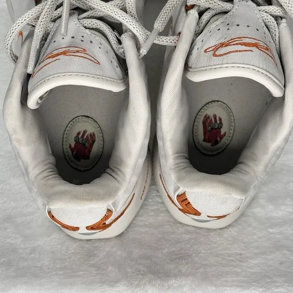 Nike LeBron 21 Akoya FV2345-001 Men's 6.5 Light Bone Campfire Orange Nwob