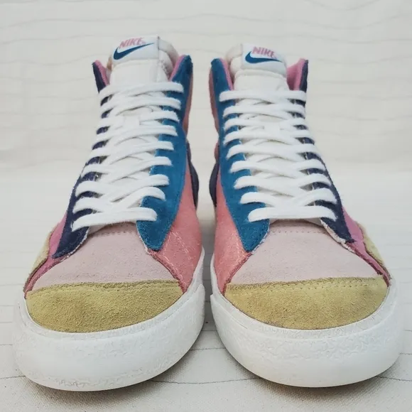 Nike Mens Blazer Mid '77 Desert Berry Suede Shoes Sneakers DC9179-664 Size 8.5