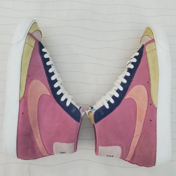 Nike Mens Blazer Mid '77 Desert Berry Suede Shoes Sneakers DC9179-664 Size 8.5