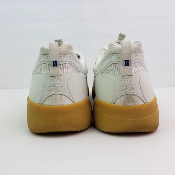Nike Nyjah Free 2 SB Mens Size 12 White Light Photo Blue Gum Sneaker Shoes