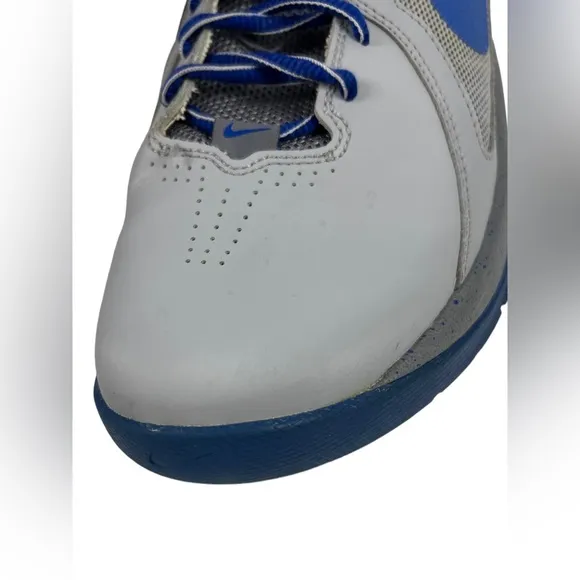 NIKE Overplay VIII (8) Mens US 8 Basketball Shoe Blue and Gray 637382 018