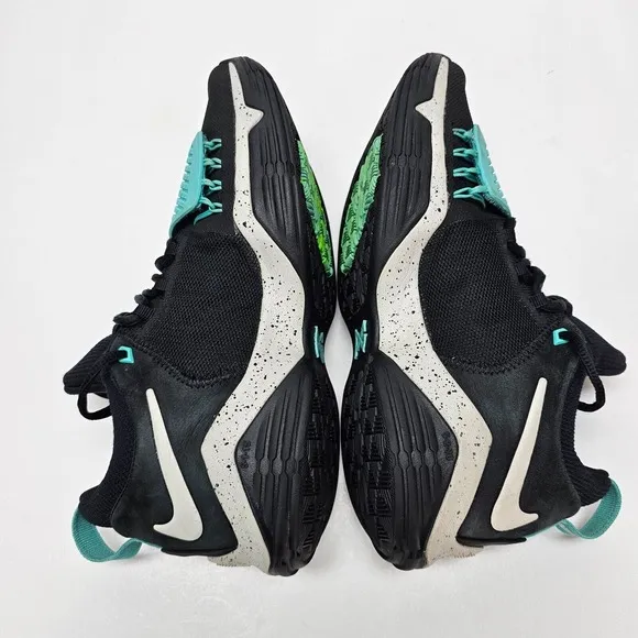 Nike PG 1 Paul George 878627-002 Men's Blk Light Aqua Basketball Shoes Size 7.5