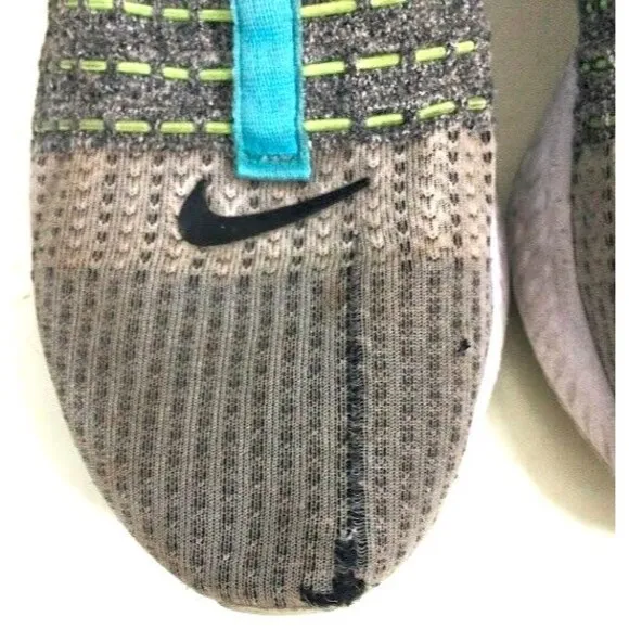 Nike React Phantom Run Flyknit 2-Men Sz 9.5-Crater Gray Running Shoes-CZ7865-100
