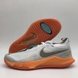 Nike React Vapor NXT HC White Orange Khaki Light Bone CV0724-103 Size 7