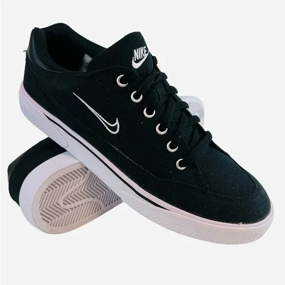 Nike Retro GTS Lifestyle Casual Sneaker Shoes Black/White DA1446-001 Mens Size 8