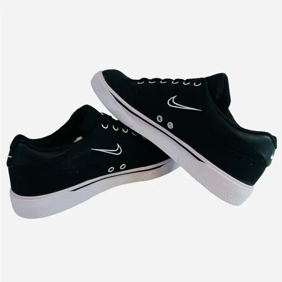 Nike Retro GTS Lifestyle Casual Sneaker Shoes Black/White DA1446-001 Mens Size 8