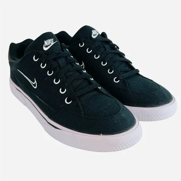 Nike Retro GTS Lifestyle Casual Sneaker Shoes Black/White DA1446-001 Mens Size 8