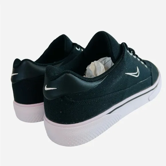 Nike Retro GTS Lifestyle Casual Sneaker Shoes Black/White DA1446-001 Mens Size 8