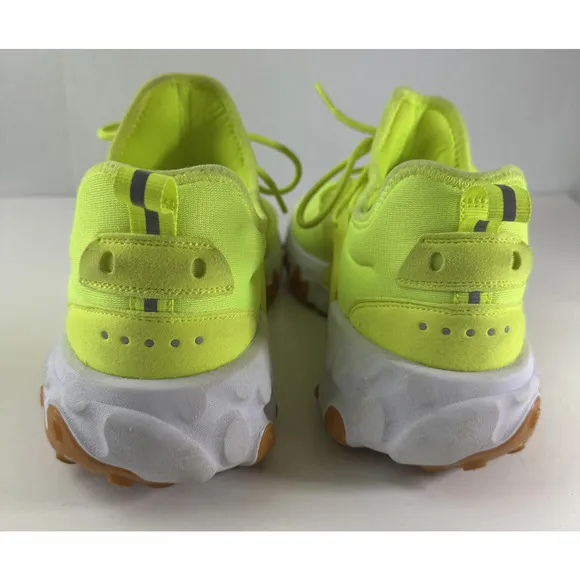 Nike Running Shoes Men's Size 11 React Presto AV2605-702 Neon Yellow Volt White