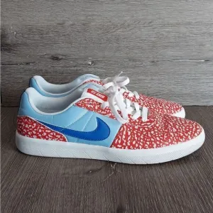 Nike SB Team Classic Dorm Room Psych Red, Blue &amp; White Skate Shoes Size 11