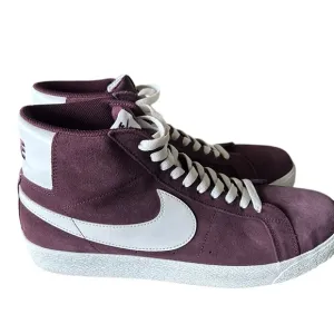 NIKE SB Zoom Blazer Mid Skate Shoes size 11.5 Burgundy
