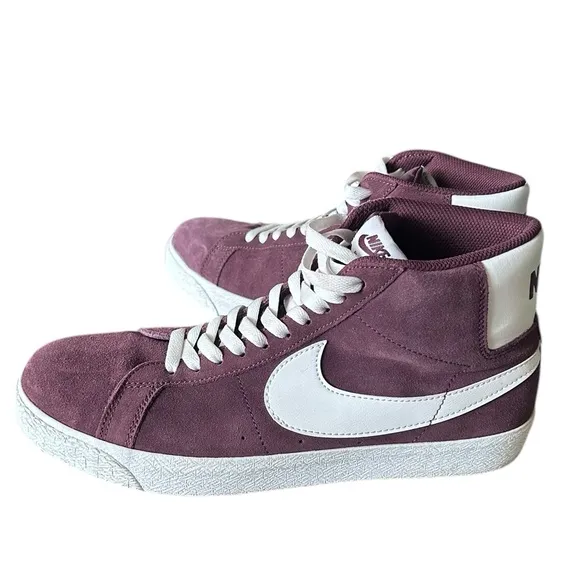 NIKE SB Zoom Blazer Mid Skate Shoes size 11.5 Burgundy