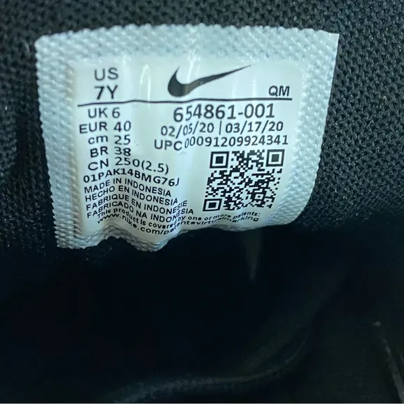 Nike SB Zoom Stefan Janoski Boys Kids Sneakers Shoes Size 7 Y Black Canvas NEW