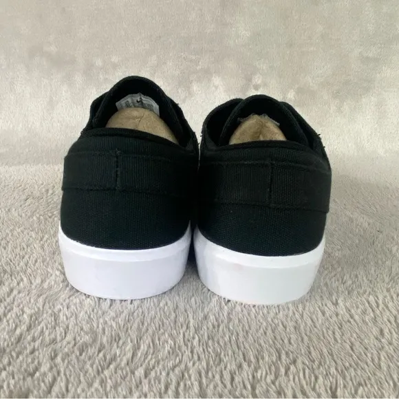 Nike SB Zoom Stefan Janoski Boys Kids Sneakers Shoes Size 7 Y Black Canvas NEW
