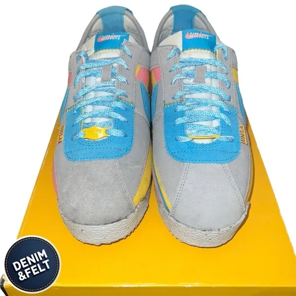 Nike Unisex CORTEZ &quot;UNION - GREY/BLUE&quot; | The Union x Nike Collab Shoe/Sneaker🩶