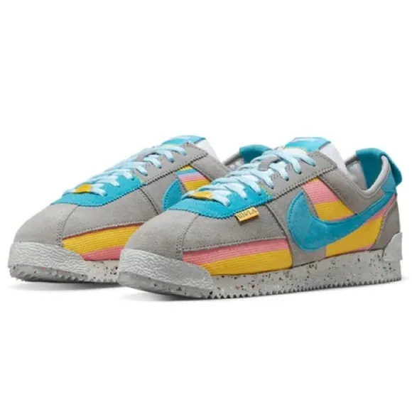 Nike Unisex CORTEZ &quot;UNION - GREY/BLUE&quot; | The Union x Nike Collab Shoe/Sneaker🩶