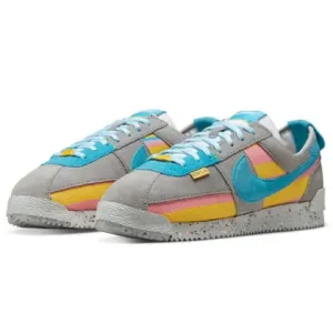 Nike Unisex CORTEZ &quot;UNION - GREY/BLUE&quot; | The Union x Nike Collab Shoe/Sneaker🩶