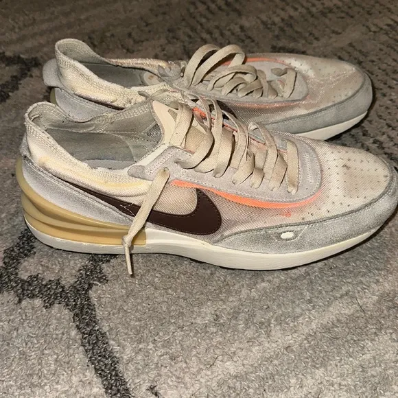 Nike Waffle One Men's Shoes Natural/Light Bone/Coconut Milk DA7995-102 Size 9