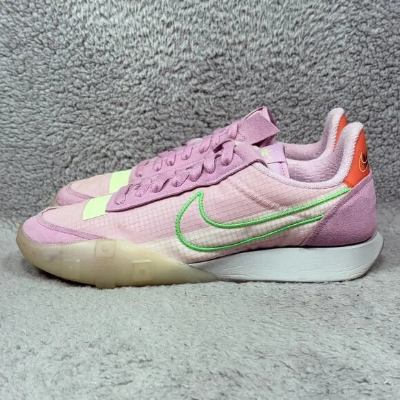 Nike Waffle Racer 2X Womens Size 10.5 Sneaker Shoes Light Arctic Pink CK6647-601