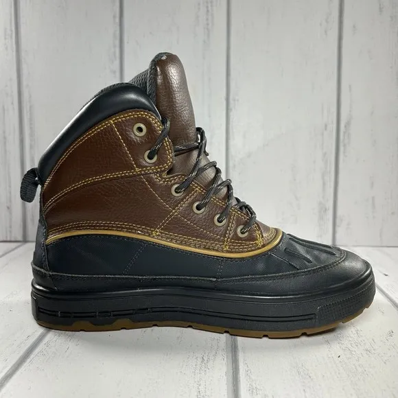 Nike Woodside II ACG &quot;Dark Gold Leaf /Anthracite&quot; Boy's Boot Size 5Y 525872-700