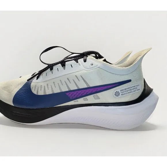 Nike Zoom Gravity Women’s Running Shoes – Size 12 – White/Gray/Black/Purple
